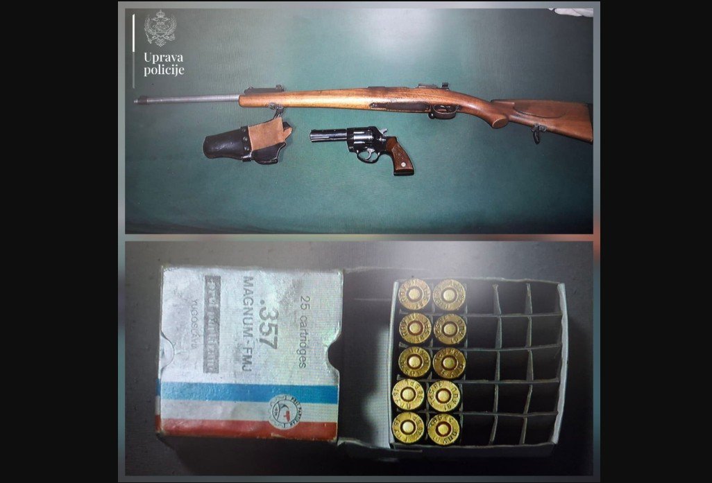 Krivična prijava protiv Baranina: Pronađeni revolver, puška i municija