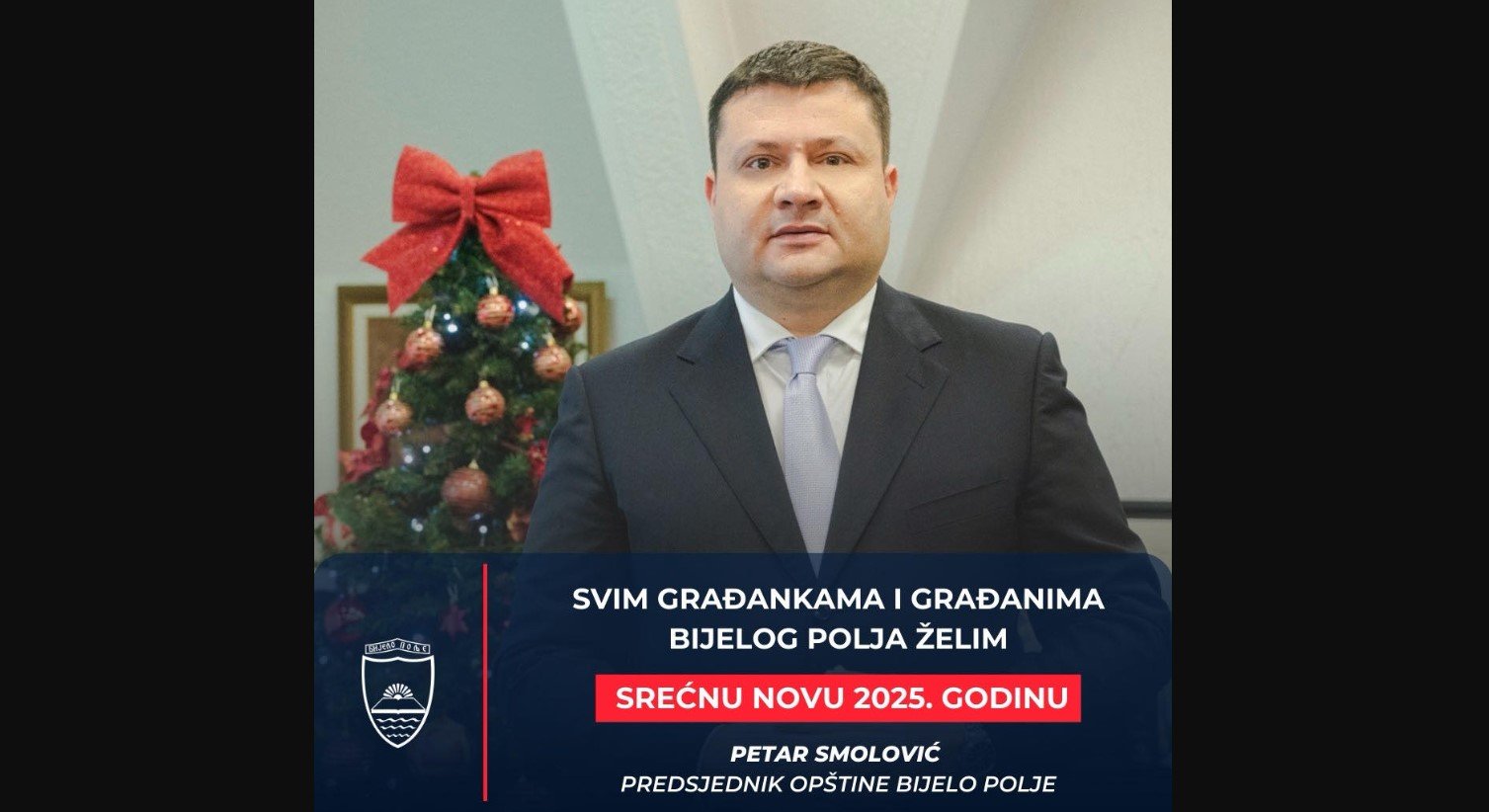 Smolović: U 2025. nastavimo valorizaciju naših potencijala, čuvajući tradicionalne vrijednosti i radeći u službi građana