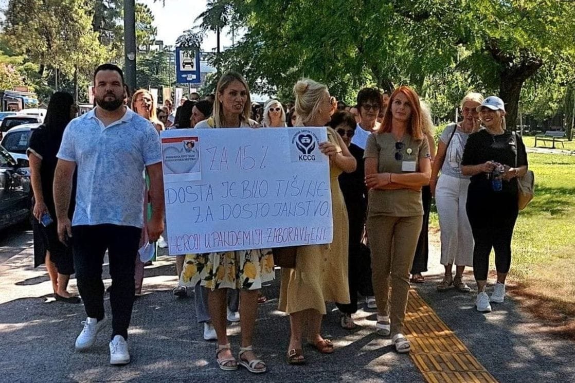 Protest medicinskih sestara i tehničara 18. septembra