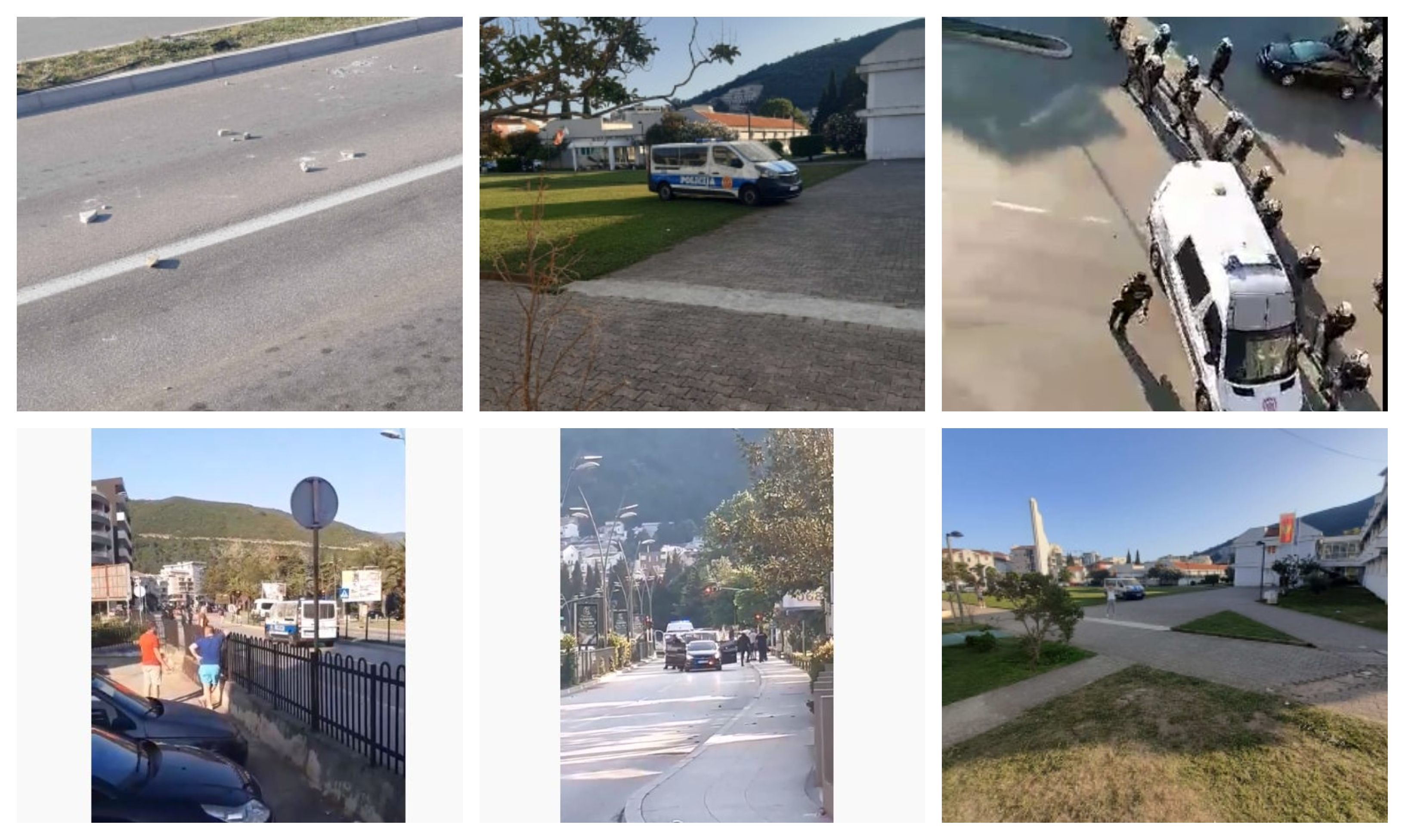 Pogledajte kakva je trenutna situacija u Budvi: Policija uzela stvar u svoje ruke!