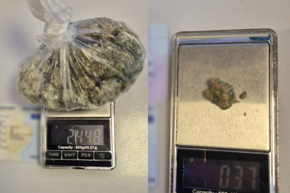 Ulcinj: Na Sukobinu od kosovskih državljana oduzeta marihuana, protiv dvije osobe podnijeta prekršajna prijava