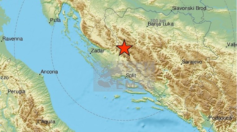Zemljotres u BiH, osjetio se i u Dalmaciji