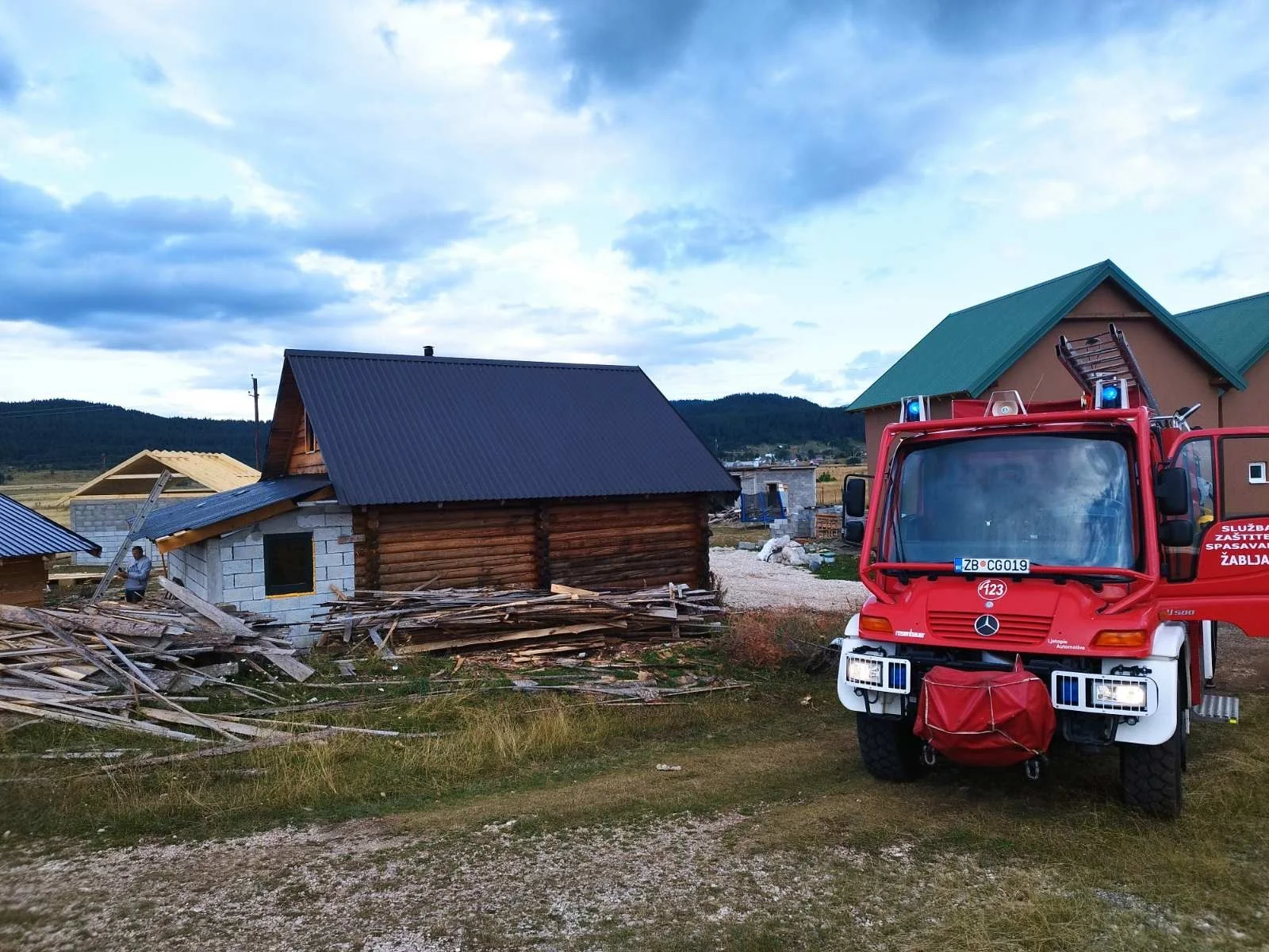 Žabljak: Požar u sauni pričinio značajnu materijalnu štetu