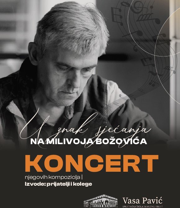 Koncert u znak sjećanja na Milivoja Mića Božovića