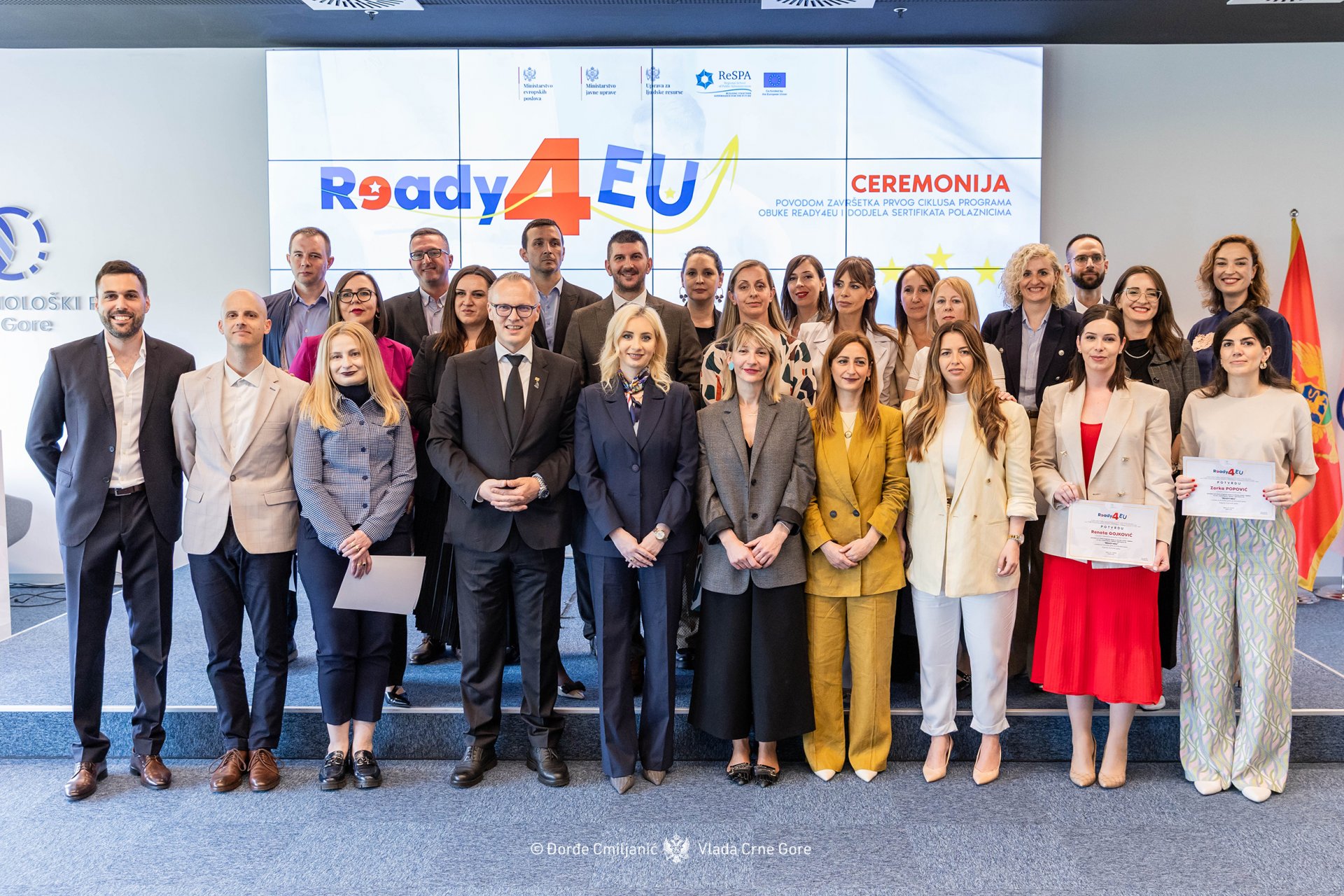 Završen prvi ciklus programa Ready4EU: Sertifikati uručeni prvoj generaciji polaznika, najboljih pet ide u Brisel