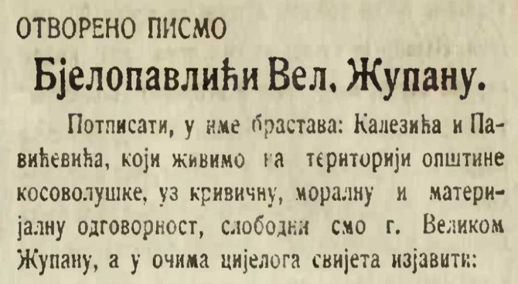 Bjelopavlići, srpska okupacija: stotine uhapšenih, isprebijanih, opljačkanih… (1924)