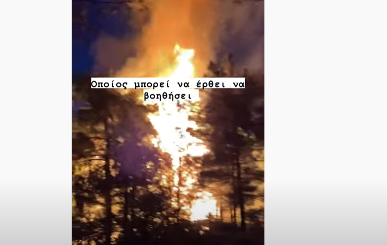 Požar na Tasosu, vatru gase 102 vatrogasca