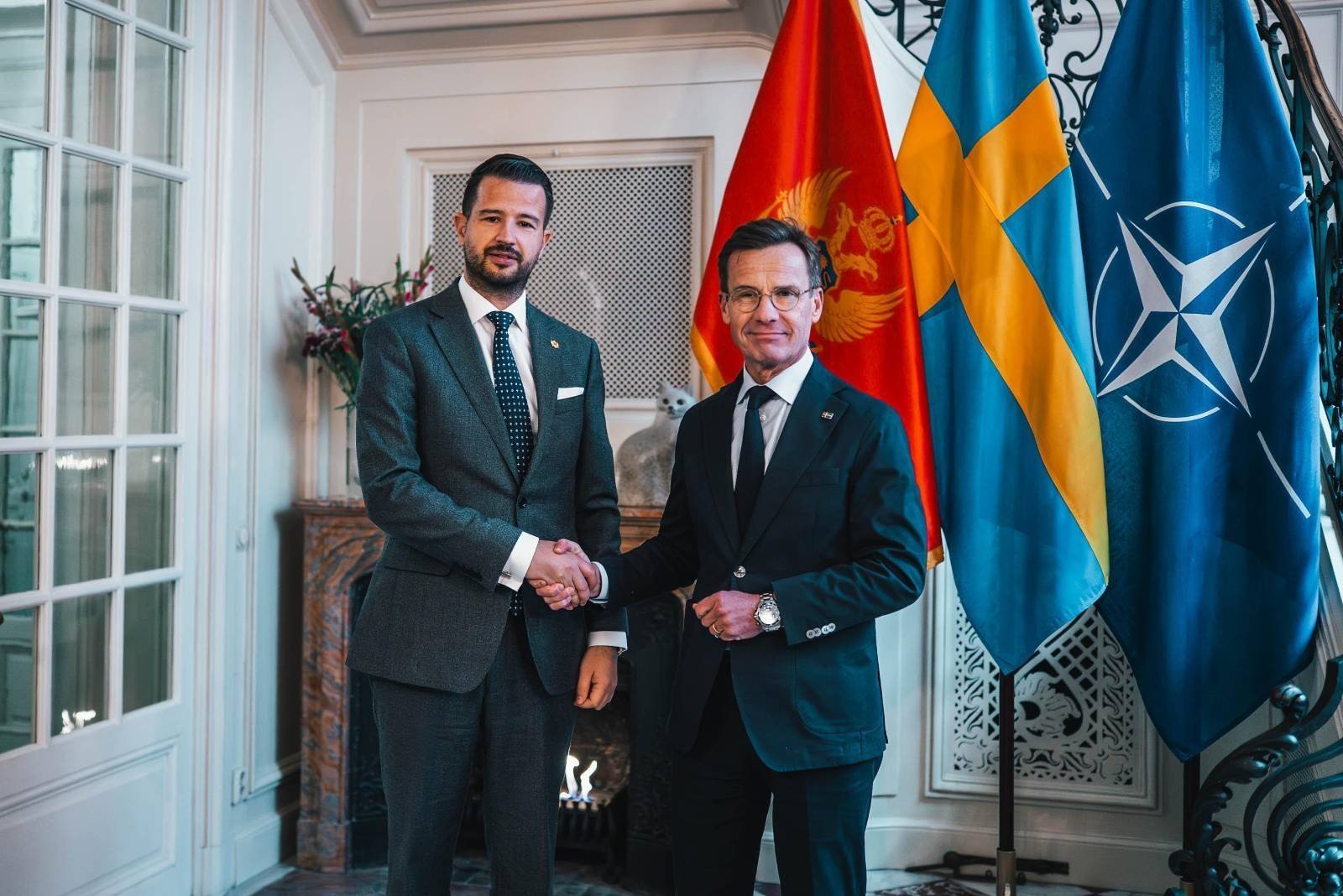 Milatović sa premijerom Švedske: Dvije zemlje otvaraju novu stranicu odnosa- snažna podrška članstvu Crne Gore u EU do 2028.