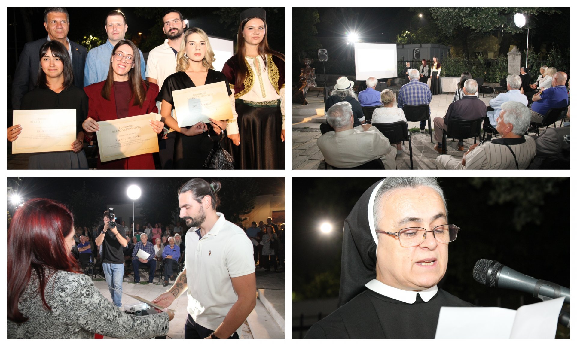 FOTO GALERIJA Sinoćnja dodjela nagrade Fondacije „Blažo Sredanović“ na Cetinju