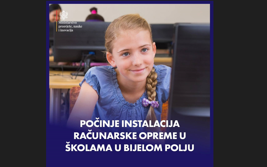 Počela instalacija računarske opreme u bjelopoljskim školama