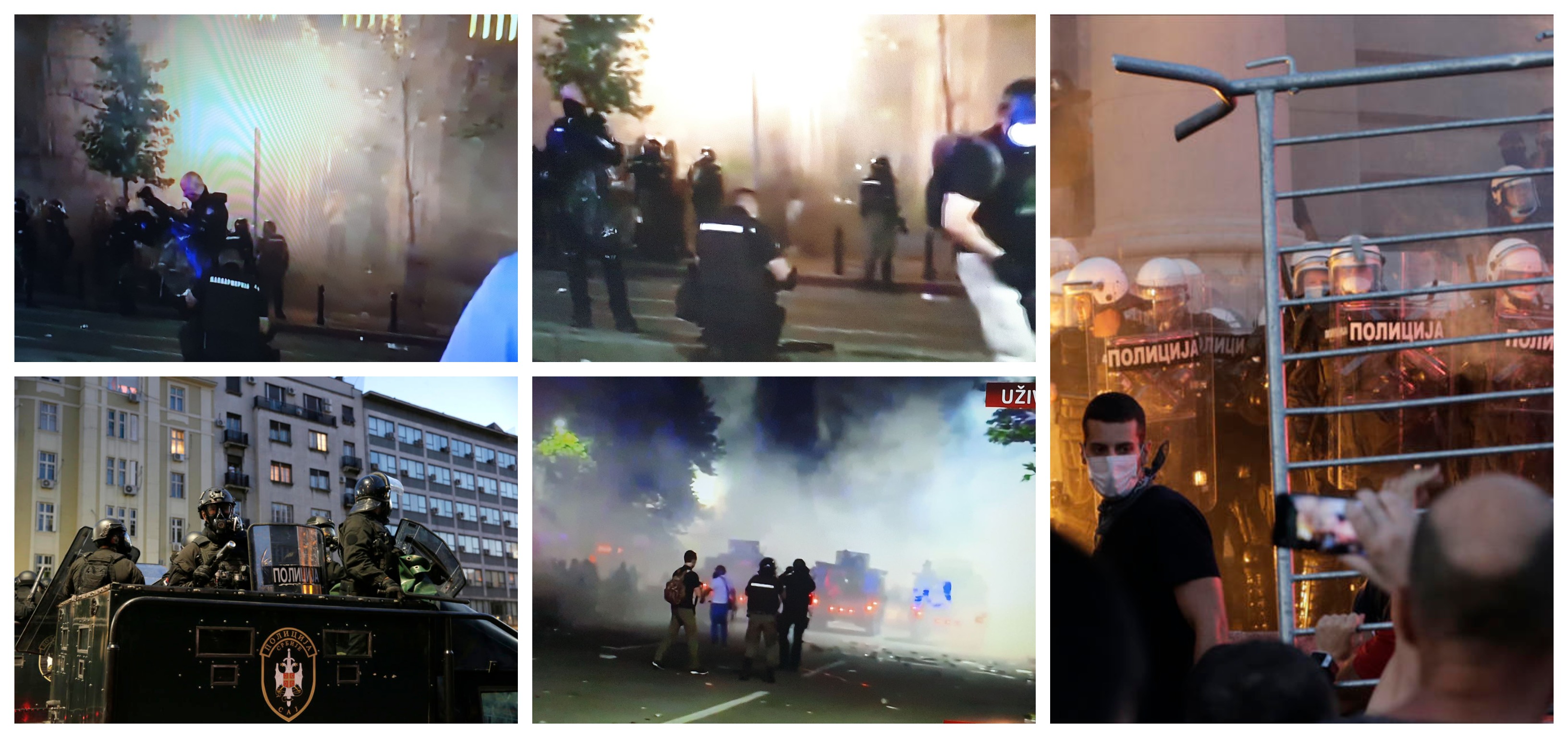 Epilog nereda u Beogradu: Povrijeđeno 19 policajaca i 17 demonstranata