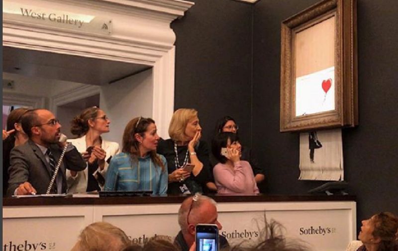 Otpad sada vrijedi milione: Razrezana Benksijeva slika prodata po rekordnoj cijeni