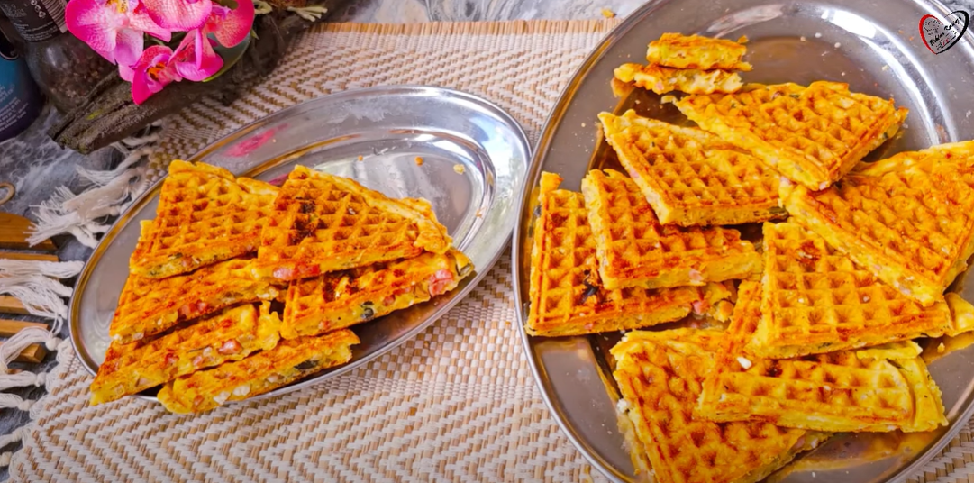 Recept za slano vafl pecivo: Neodoljiv obrok sa šunkom i sirom