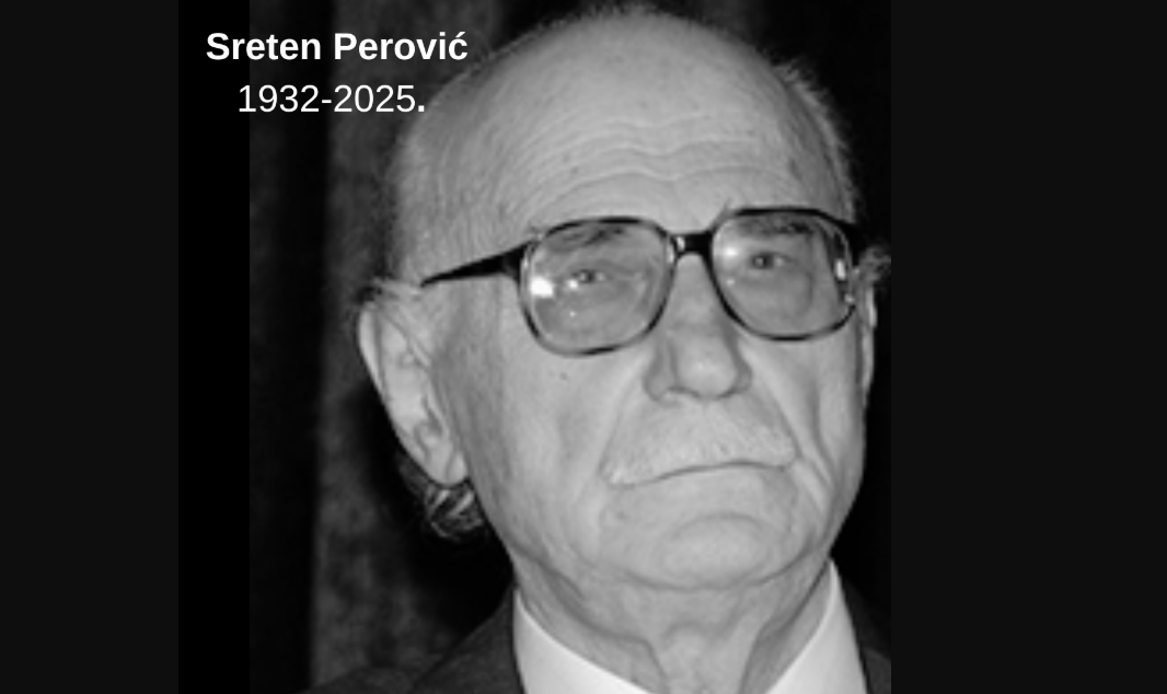 Komemoracija povodom smrti Sretena Perovića u utorak