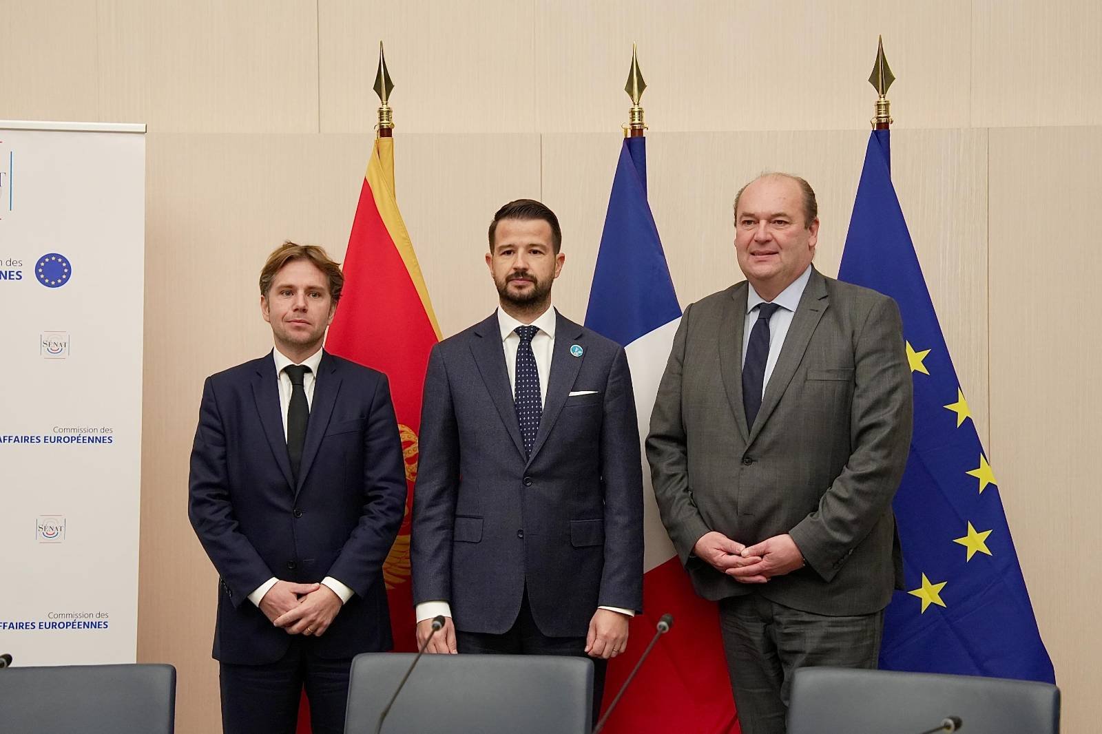Milatović u Senatu Francuske: Crna Gora zaslužuje da bude naredna članica Evropske unije