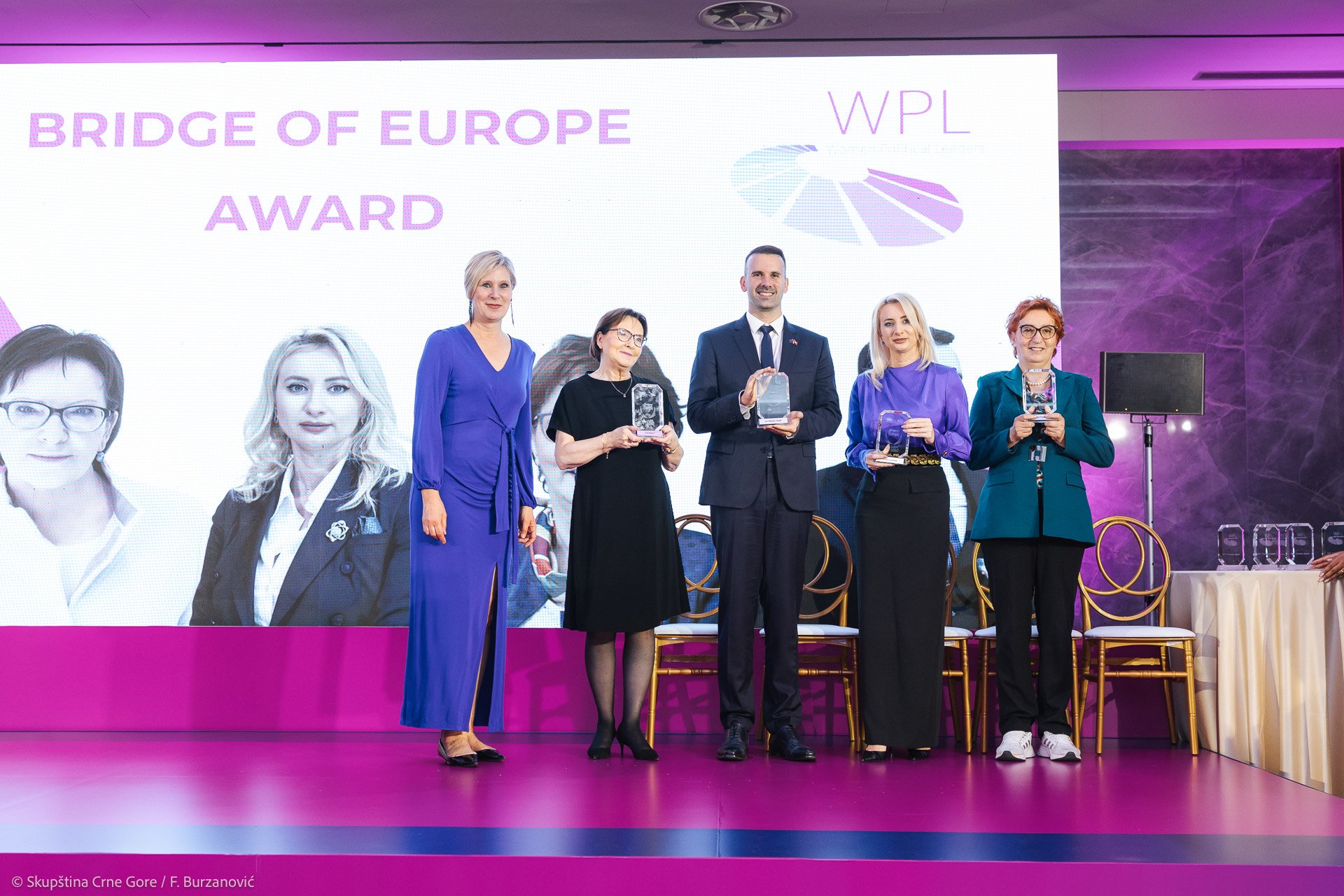 Za Spajića, Gorčević i Popović nagrada "Most Evrope"