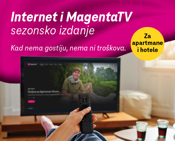 Telekom: Najbolje rješenje za ljeto – Internet i MagentaTV ponuda za hotele i apartmane