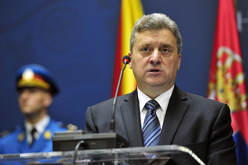 Makedonski predsjednik nije prisustvovao podizanju NATO zastave