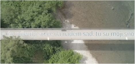 Pogledajte: Stihovi na pješačkom mostu u Podgorici