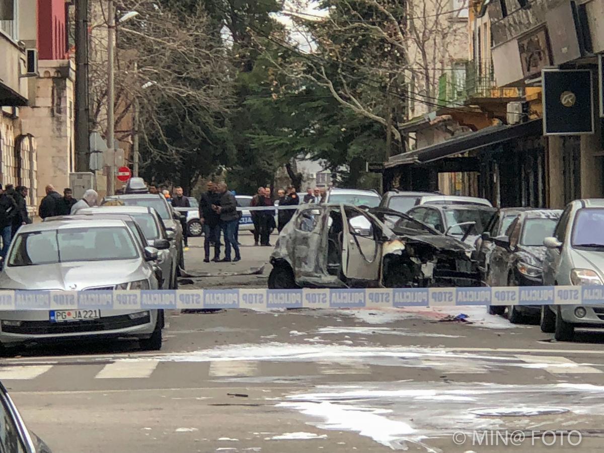 Eksplozija u Podgorici: Pogledajte fotografije sa lica mjesta