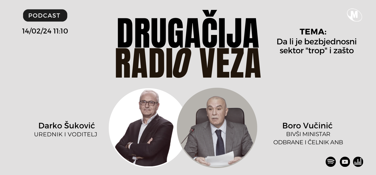 Boro Vučinić u DRV: Da li je bezbjednosni sektor "trop" i zašto