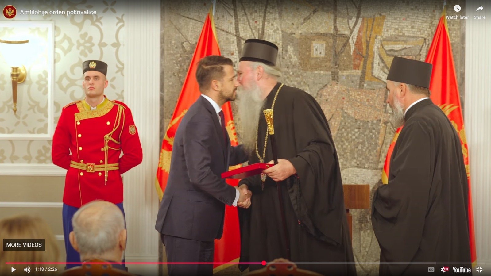 Sajtovi eparhija Mićovića i Ostojića različito o dodjeli odlikovanja Amfilohiju