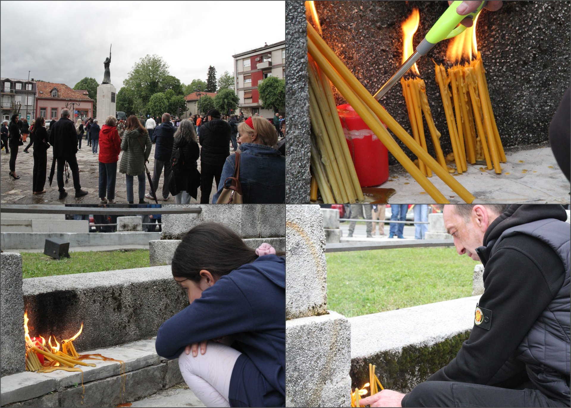 Kod Lovćenske vile zapaljene svijeće za tragično nastradale Cetinjane u dva masovna zločina