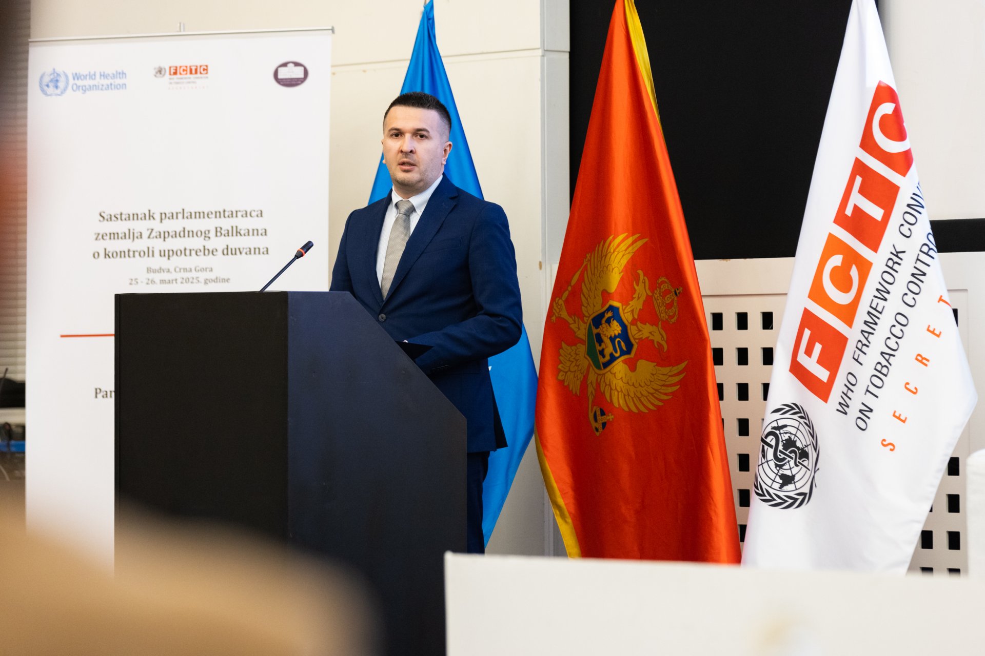 Pejović: Cilj beskompromisna borba protiv epidemije upotrebe duvana