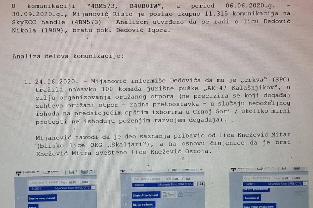 Škaljarac: Traže mi 100 kalaša, Crkva finansira nabavku za NK