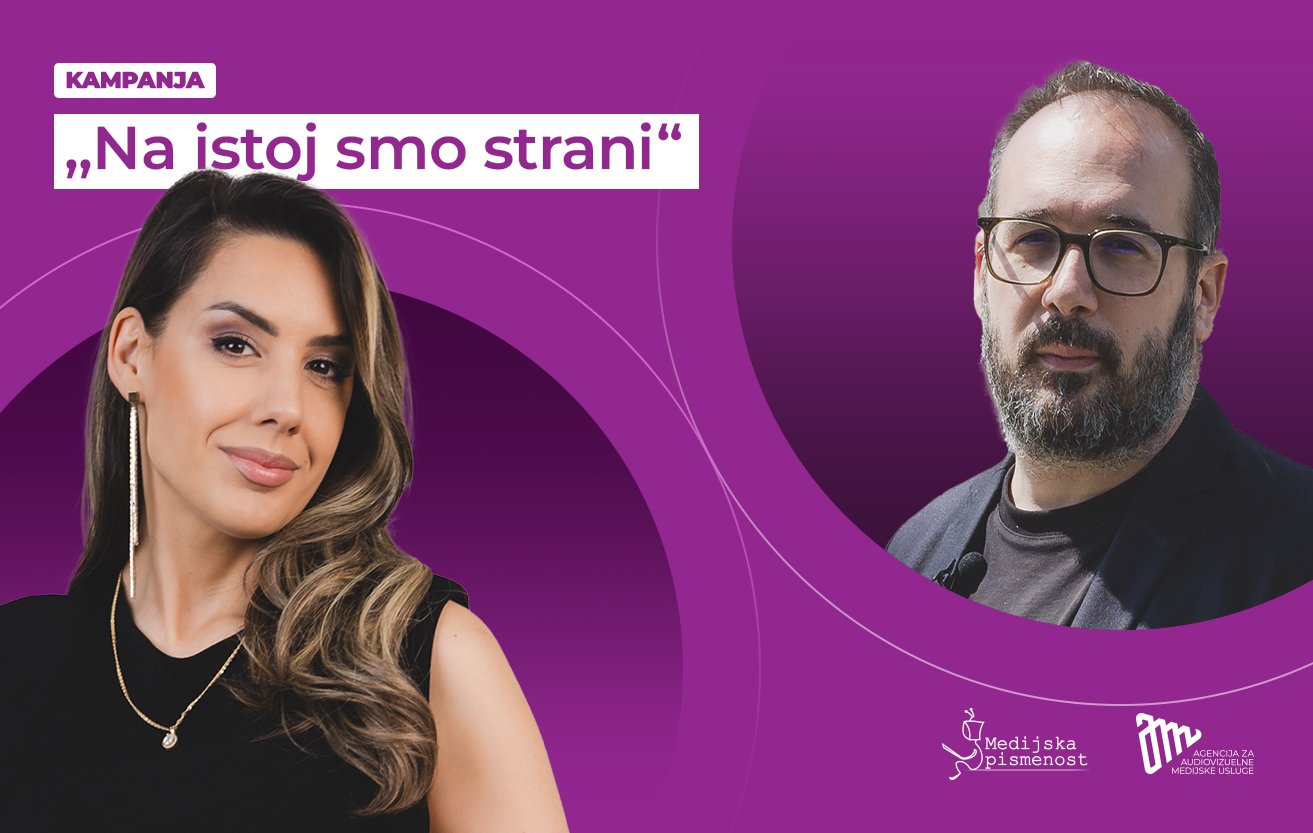 Novinar Vuk Perović i violinistkinja Verica Čuljković dali doprinos kampanji AMU posvećenoj medijskoj pismenosti