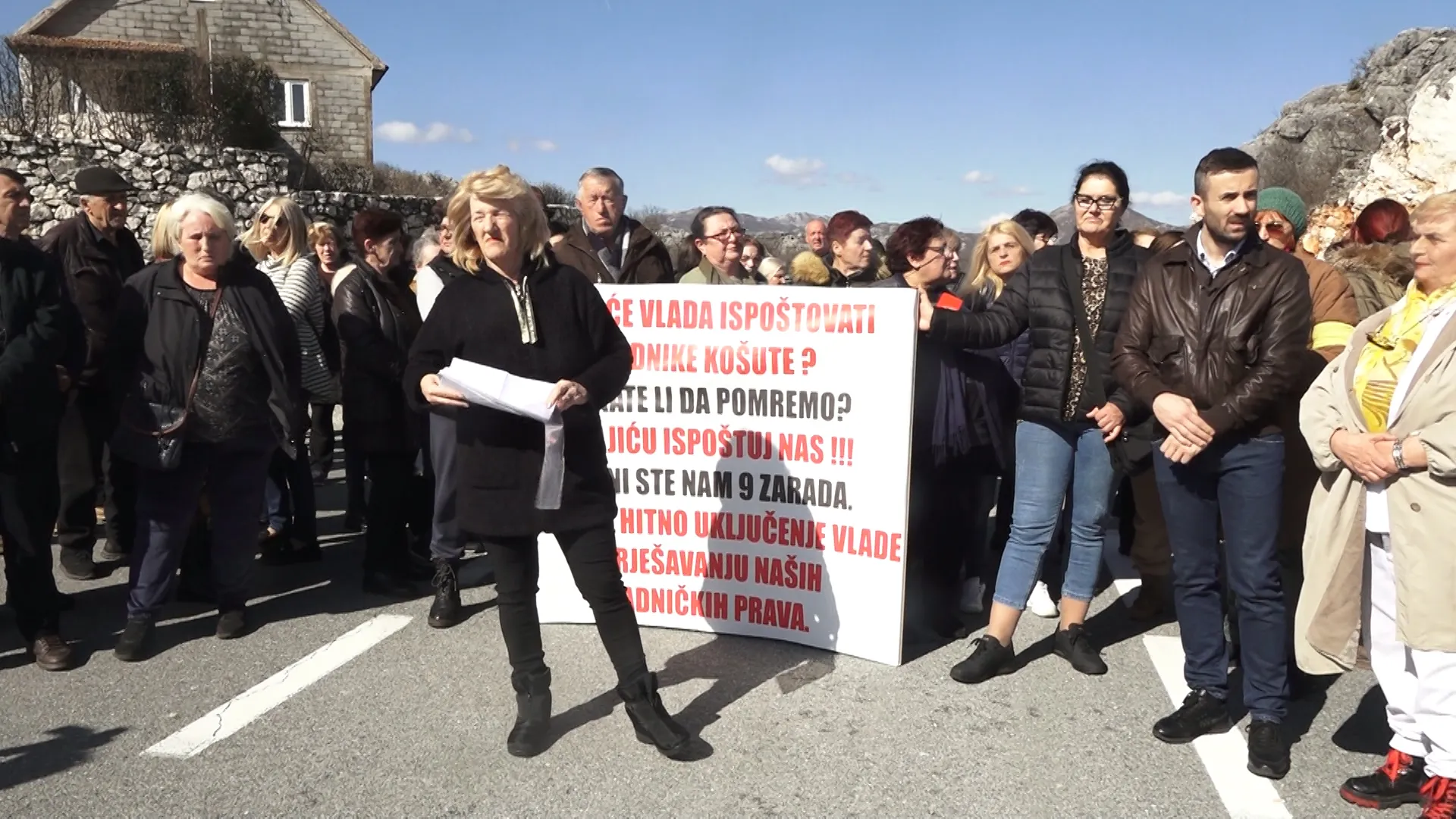 Radnici “Košute” u ponedjeljak  blokiraju  put ka Podgorici