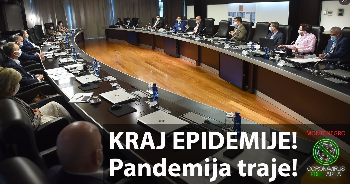 U Crnoj Gori proglašen kraj epidemije koronavirusa!