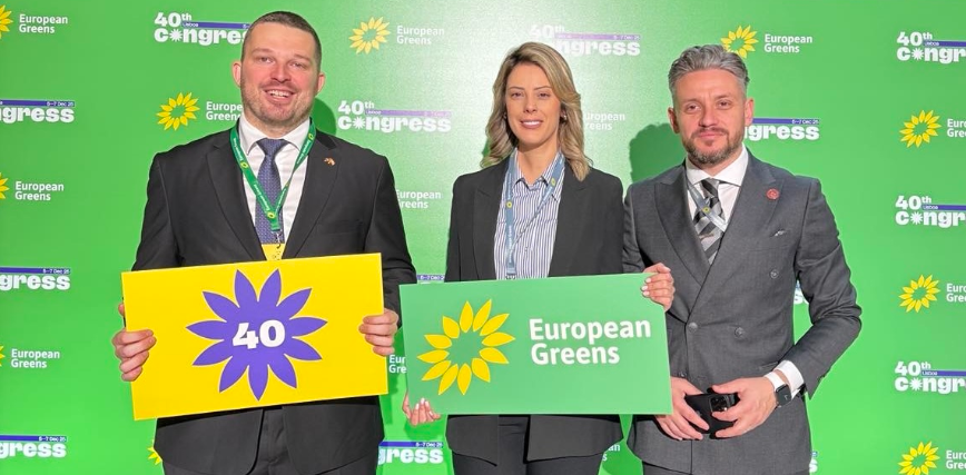 URA predstavila svoj program STAN ZA SVE na 40. Kongresu Zelenih Evrope