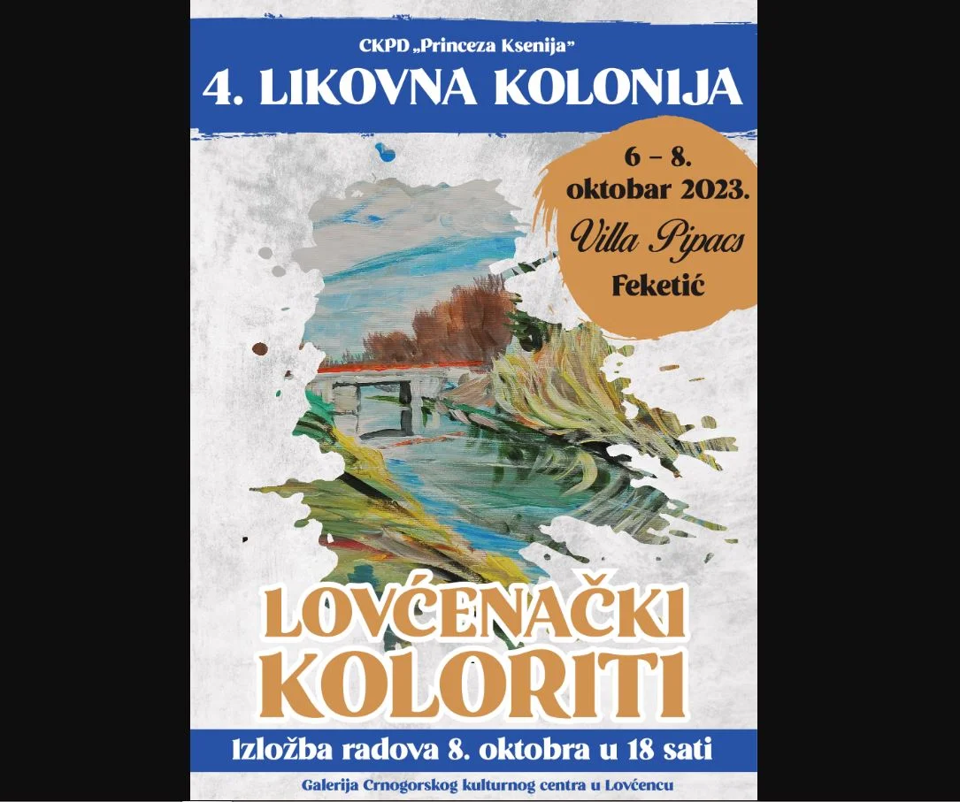 Četvrta Likovna kolonija - Lovćenački koloriti