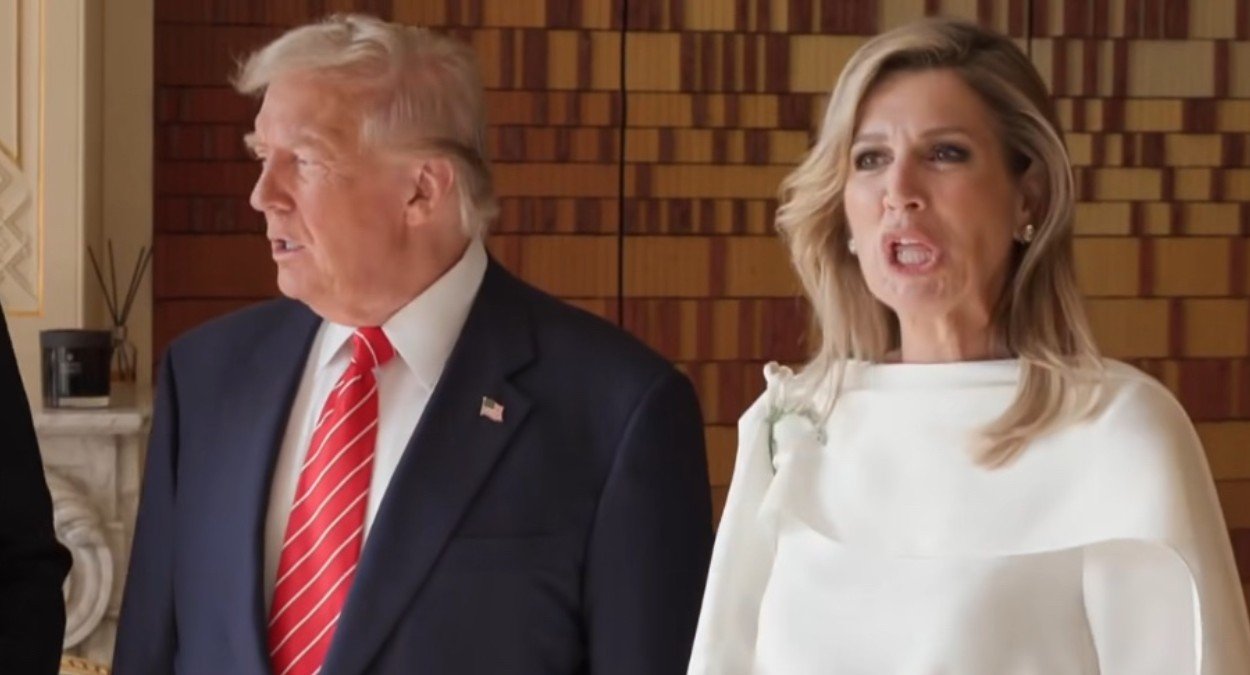 Snimak nizozemske kraljice i Donalda Trampa naišao na niz reakcija: Da li je Maksima imitirala njegove grimase?