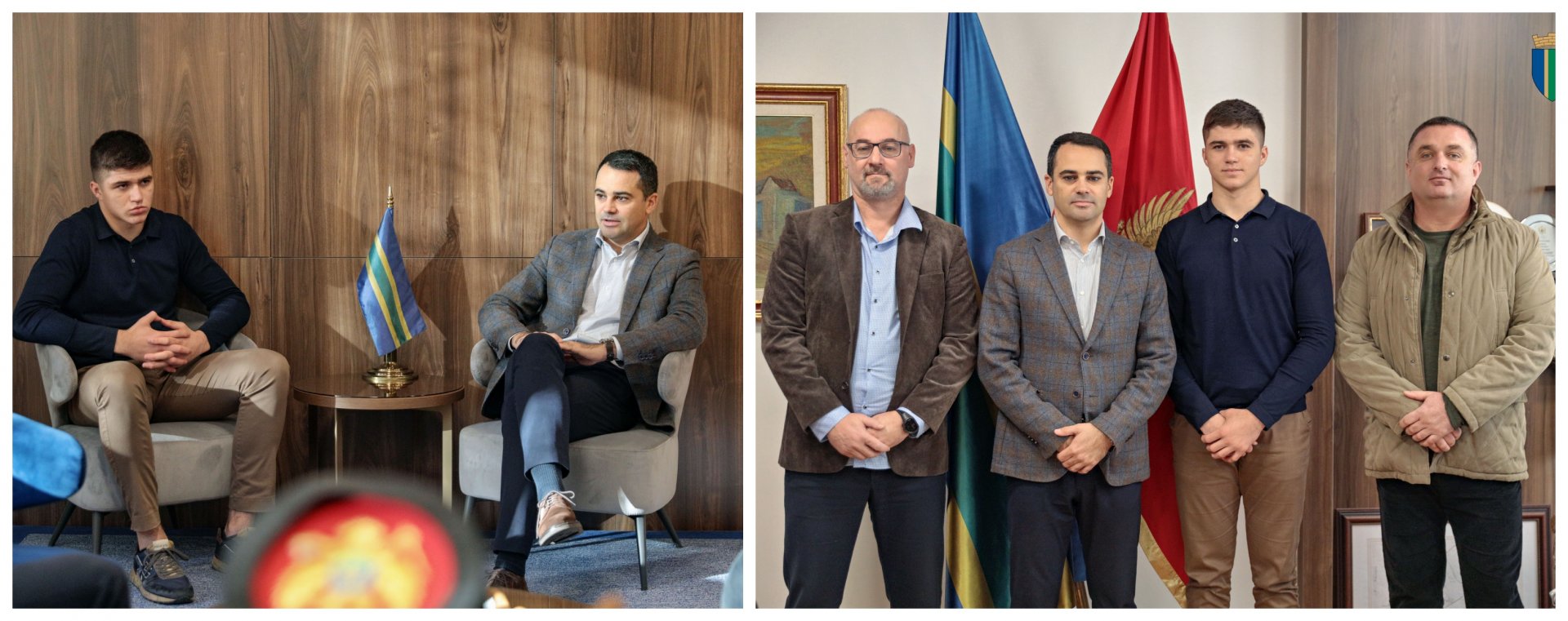 Raičević ugostio Andriju Golića, svjetskog šampiona u Ju-jitsu