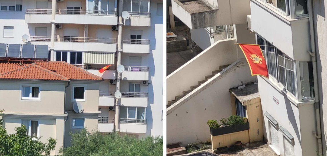 U Budvi crnogorske zastave vijore samo sa balkona