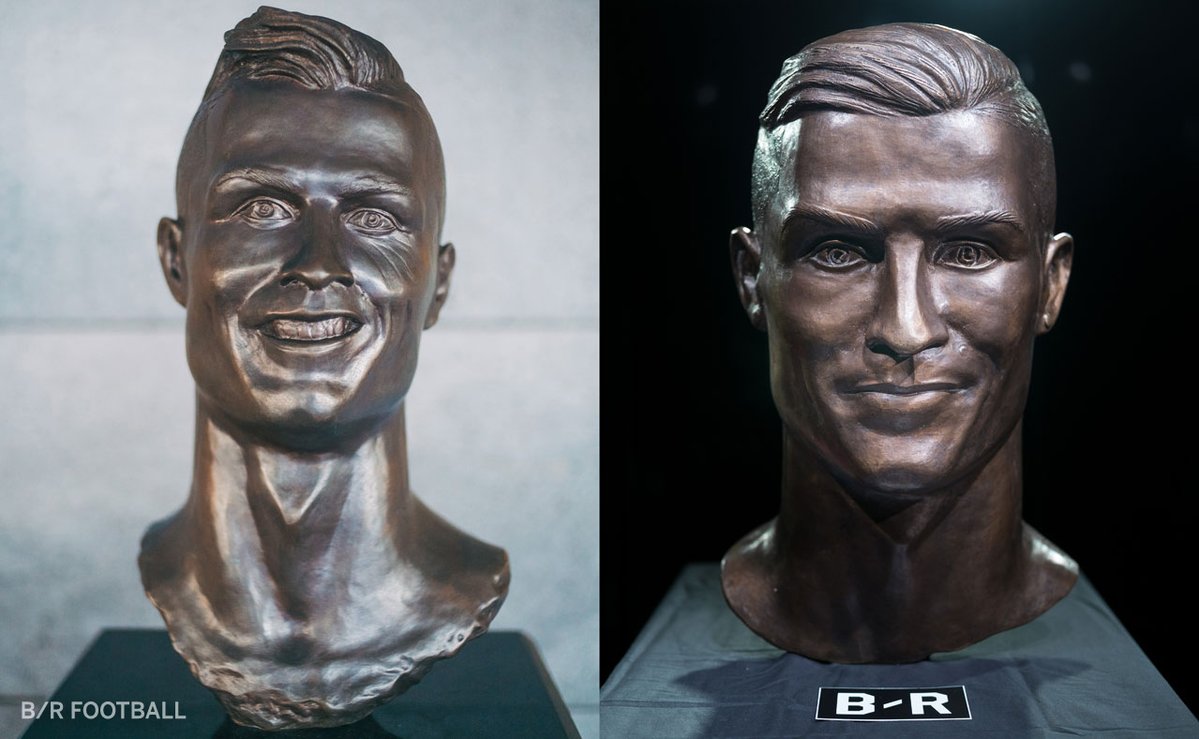 Umjetnik koji je vajao Ronaldovu smiješnu bistu napravio novu