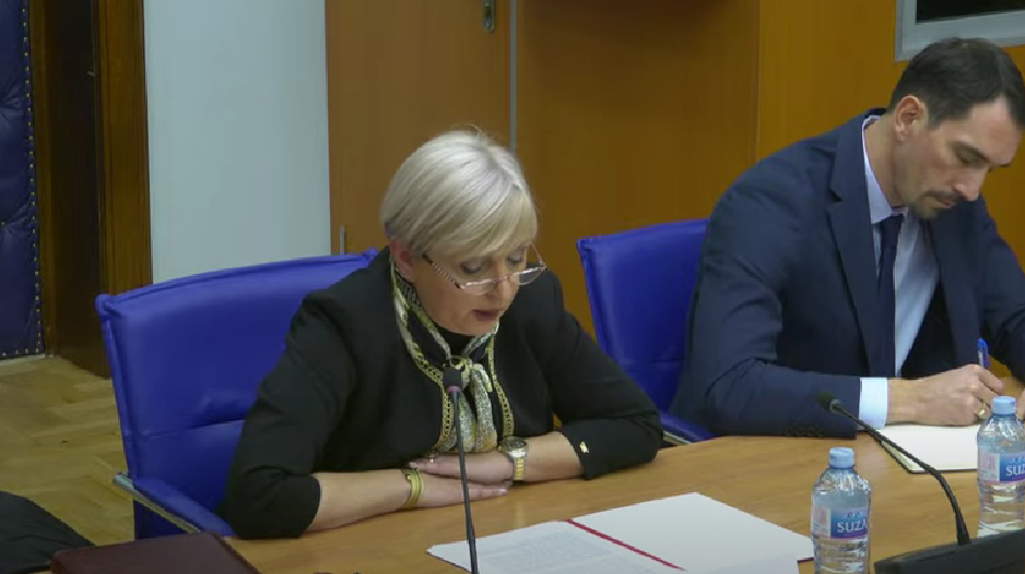 Suzana Mugoša danas pred Disciplinskim vijećem
