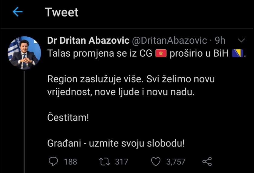 Povodom jedne čestitke