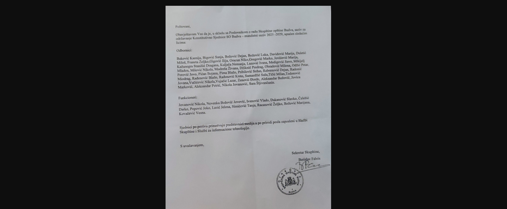 Đurašković: Fabris se ponašao kao produžena ruka nelegalnih centara moći, podnijeta krivična prijava