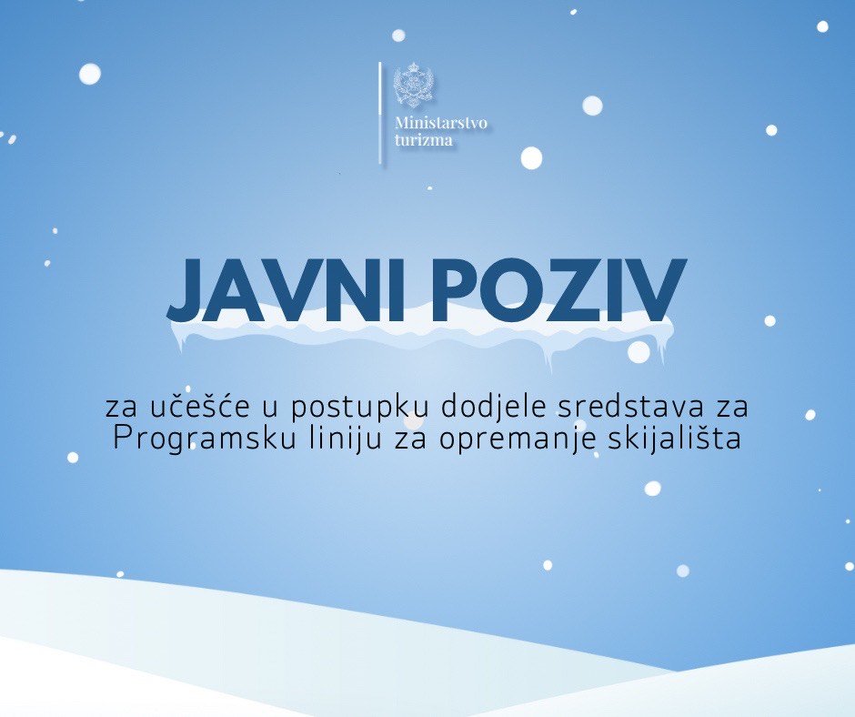 Javni poziv: Za opremanje skijališta opredijeljeno 300.000 eura