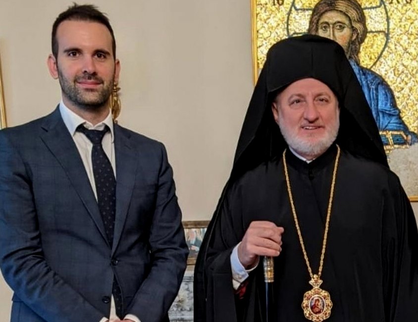 Spajić predstavljao Crkvu Srbije u razgovoru s arhiepiskopom Vaseljenske patrijaršije u SAD?