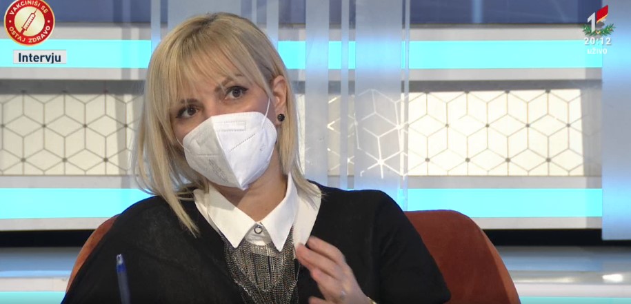 Borovinić Bojović: Omikron veoma zarazan, pravu sliku imaćemo za 7-10 dana