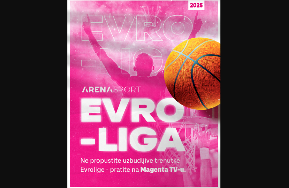 Evroliga stiže na MagentaTV – vrhunska košarka na Arena Sport kanalima