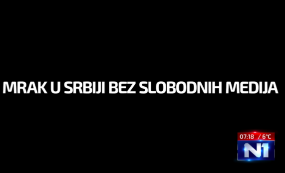 Televizije N1 i Nova S prekinule emitovanje programa u Srbiji