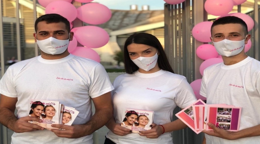 Studenti Medicinskog fakulteta UCG obilježili ružičasti oktobar
