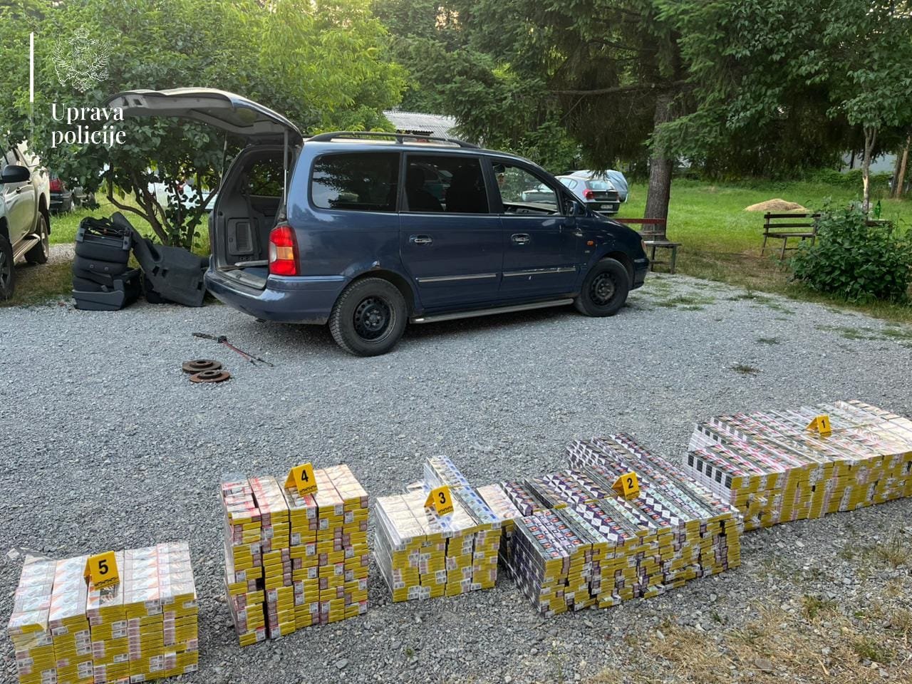 Granična policija zaplijenila duvanske proizvode vrijedne oko 19.000 eura