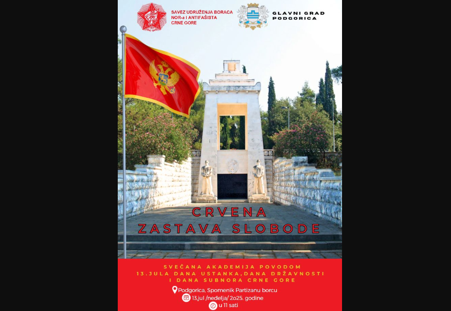 SUBNOR: Svečana akademija povodom 13. jula na Gorici