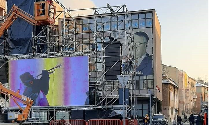 Evropska prijestonica kulture sa Šešeljem u pozadini